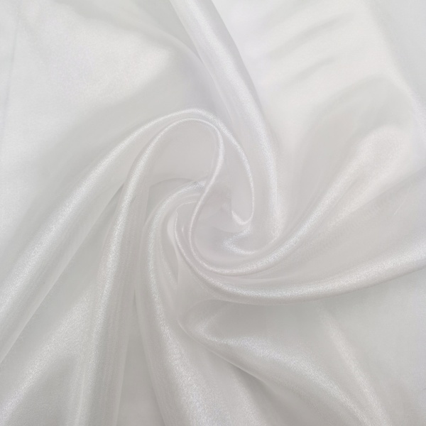 Plain Dyed Organza White